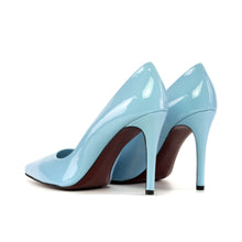 Load image into Gallery viewer, AZURRA PATENT PUMPS | Turquoise