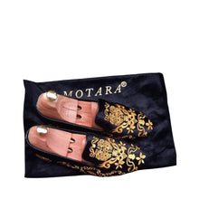 Load image into Gallery viewer, Esho Full Embroidered Velvet Loafers