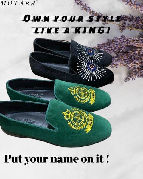 Crafting Your Identity: The Allure of Personalized Velvet Loafers