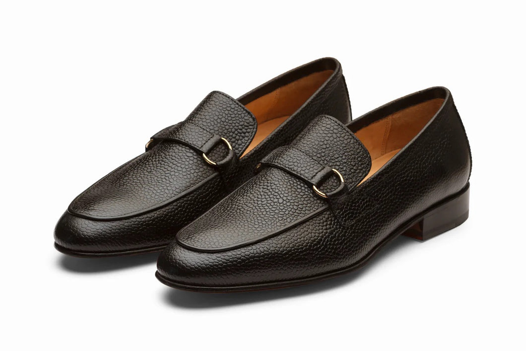 Melli Grain Leather  Loafers